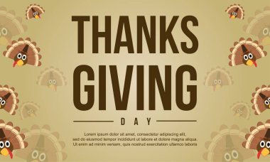 Şükran günü arka plan stilini Türkiye ile