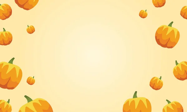 Feliz Acción de Gracias calabaza estilo fondo — Vector de stock