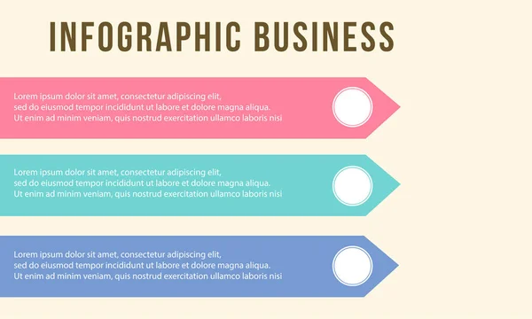 Infographie étape business chart design — Image vectorielle