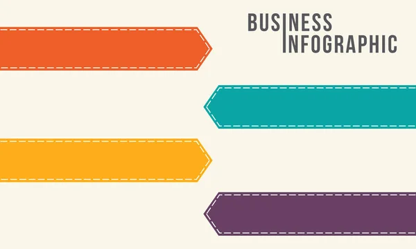 Concept d'infographie avec conception d'options — Image vectorielle