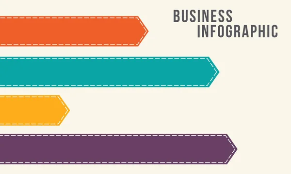 Business Infographie concept style — Image vectorielle