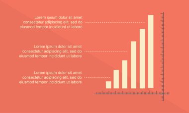 Grafik tasarım stili iş Infographic