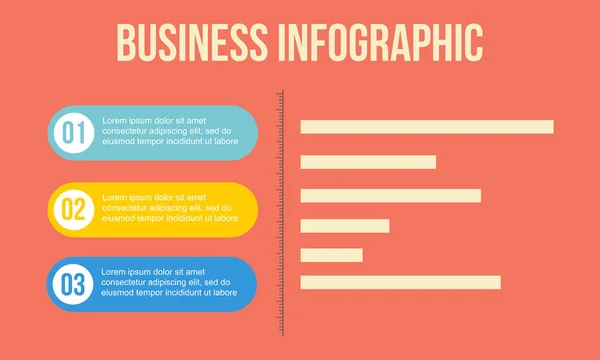 Élément graphique concept d'entreprise Infographie — Image vectorielle