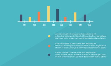 Renkli grafik tasarım iş Infographic