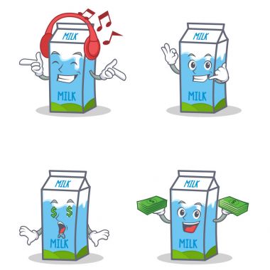 Dinleme ile süt kutusu karakter kümesi ara beni para göz