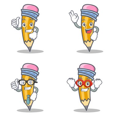 Gurur iyi işadamı kahraman ile kalem karakter kümesi