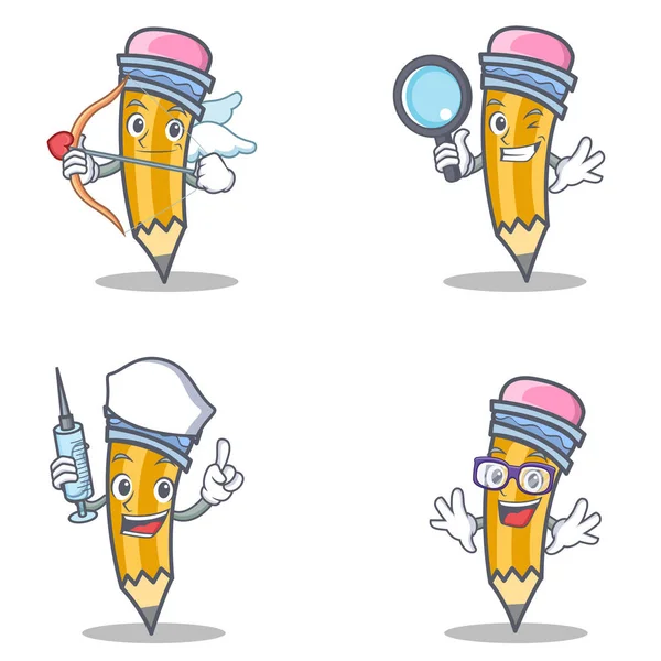 Aşk tanrısı Dedektif hemşire geek ile kalem karakter kümesi