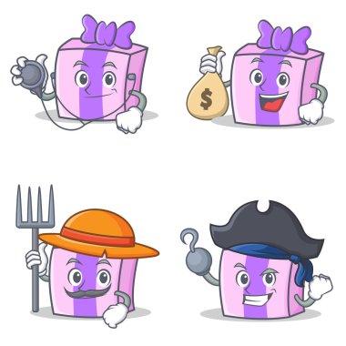 yığın hediye illüstrasyon