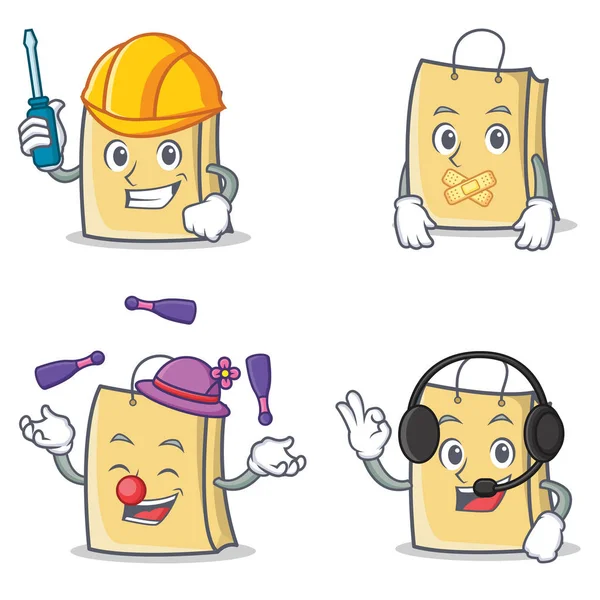 Otomotiv sessiz hokkabazlık kulaklık ile çanta karakteri ayarla