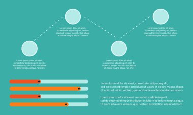 Adım ve grafik iş Infographic arka plan