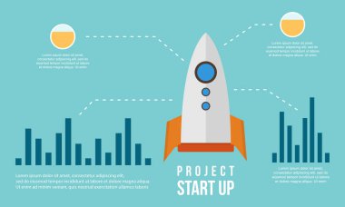 İş Infographic grafik kavramı toplama