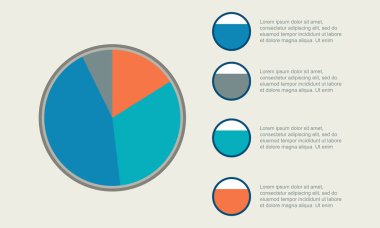 Diyagram Stil koleksiyonu iş Infographic