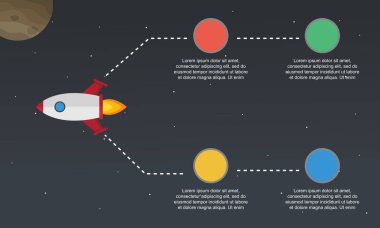 İş Infographic öğe kavramı koleksiyonu