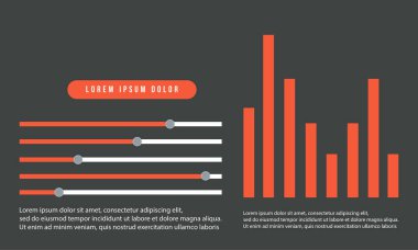 Kavramı iş Infographic tasarım koleksiyonu