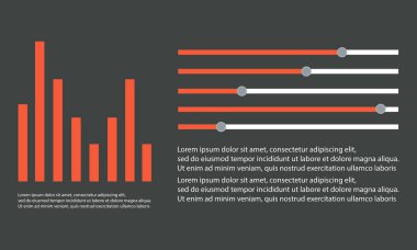 İş Infographic grafik stili toplama