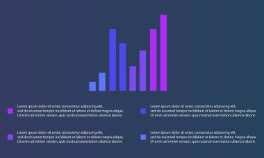 Koleksiyon veri ve grafik tasarım iş Infographic