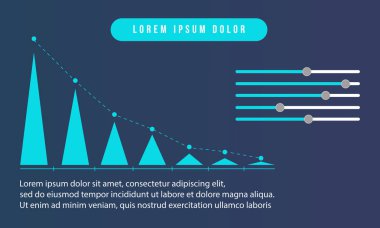 İş infpographic stil grafik toplama