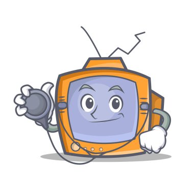 Doktor Tv karakter karikatür nesne