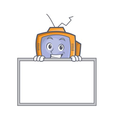 Yönetim Kurulu Tv karakter karikatür nesnesiyle sırıtarak