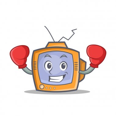 Boks Tv karakter karikatür nesne