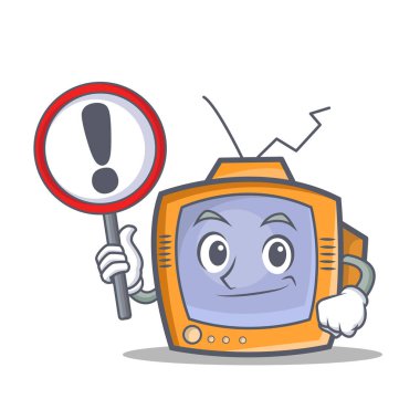 TV karakter karikatür nesne işareti ile