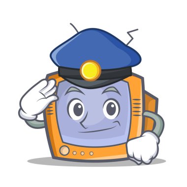 Polis Tv karakter karikatür nesne