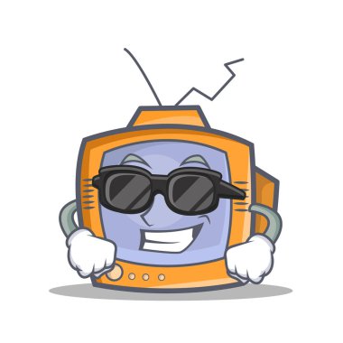 Süper cool Tv karakter karikatür nesne