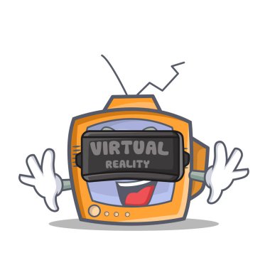 TV karakter karikatür nesne sanal gerçeklik ile