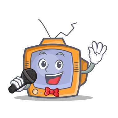 Karaoke Tv karakter karikatür nesne
