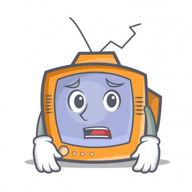 Korkarım Tv karakter karikatür nesne