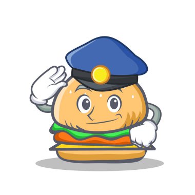 Polis burger karakter lokanta
