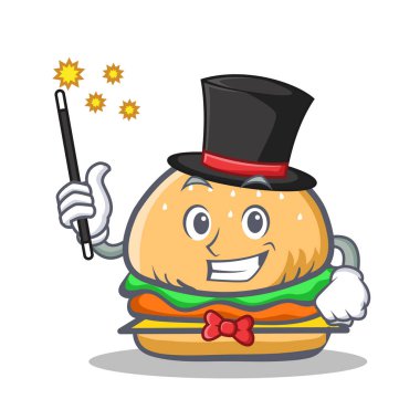 Sihirbaz burger karakter lokanta