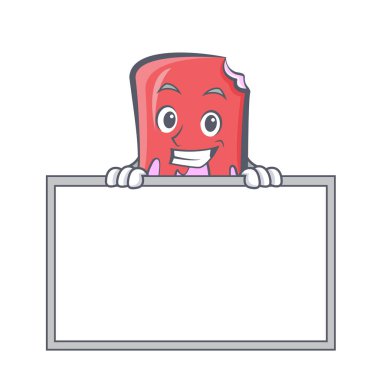 Yönetim Kurulu ile sırıtan dondurma karakter karikatür