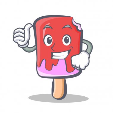 Gurur dondurma karakter karikatür