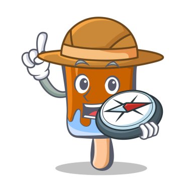 Explorer dondurma karakter karikatür