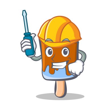 Otomotiv dondurma karakter karikatür