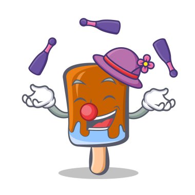 Dondurma karakter karikatür hokkabazlık