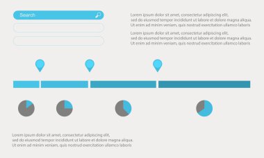 İş Infographic tasarım veri toplama