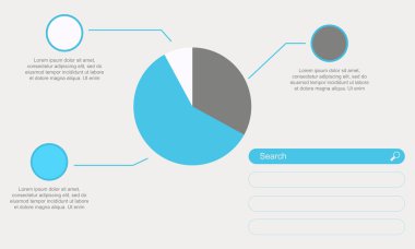 Diyagram tasarım iş Infographic koleksiyonu