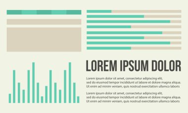 Arka plan grafik veri iş Infographic