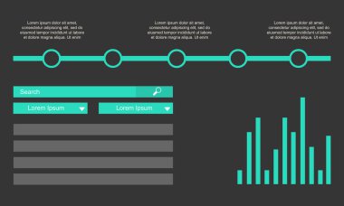 İş Infographic arka plan grafik tasarım