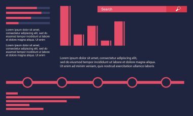 İş Infographic tasarım grafik ve veri