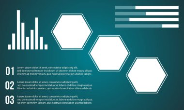 Veri ve grafik stili arka plan iş Infographic