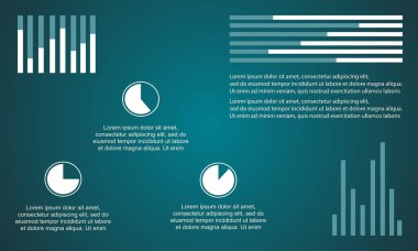 İş Infographic Diyagram ve grafik