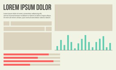 Koleksiyon hisse senedi iş Infographic grafik tasarım