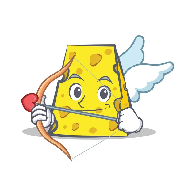 Έρως τυρί χαρακτήρα κινουμένων σχεδίων — Διανυσματικό Αρχείο