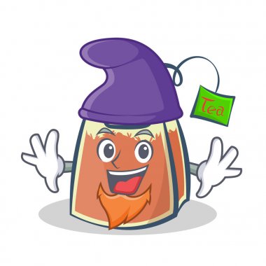 Elf çay poşeti karakter karikatür