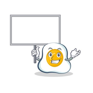 Yönetim Kurulu kızarmış yumurta karakter karikatür getirmek