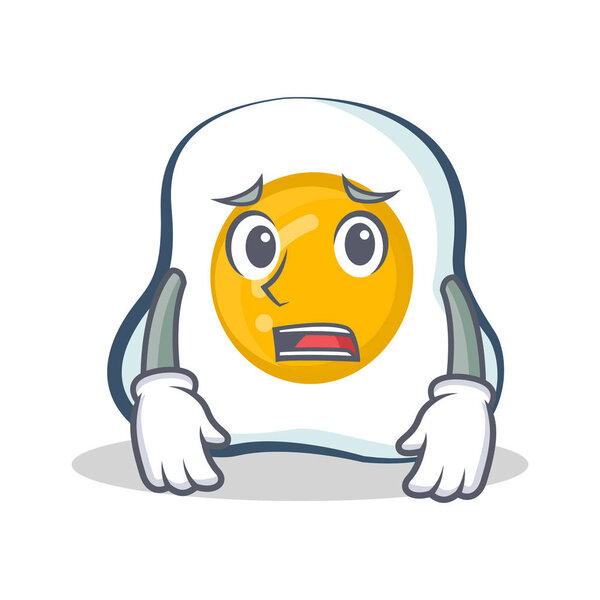 Боящаяся карикатура на яиц
