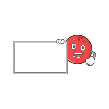 Yönetim Kurulu ile bowling topu karakter karikatür